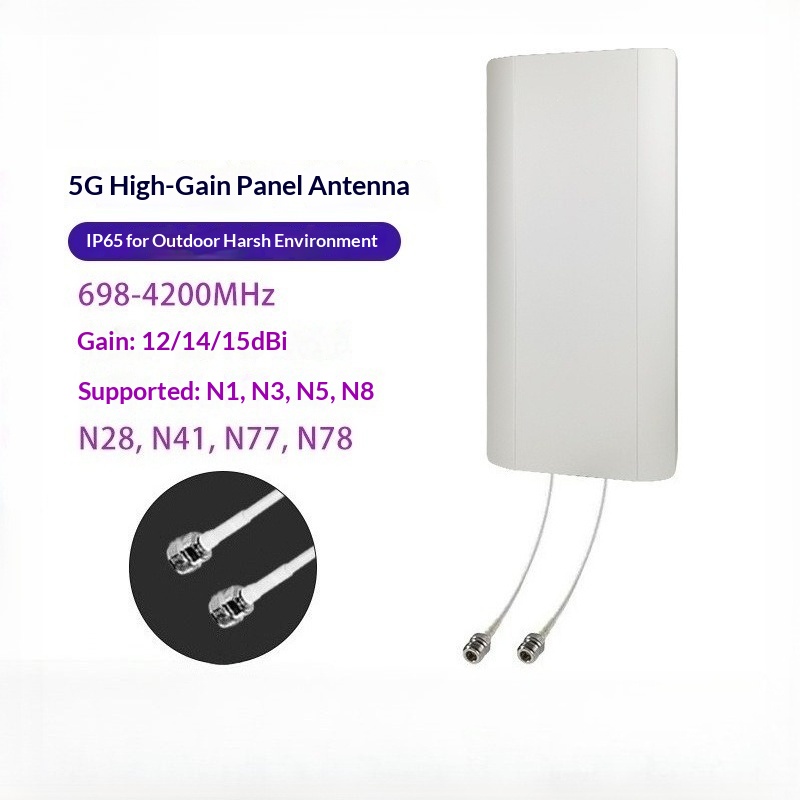 Outdoor Cpe 4G Directional Antenna - 4G/5G High-Gain Panel Directional Antenna, 698-4200MHz,