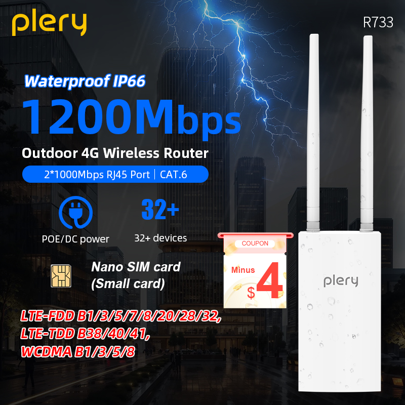 Plery WIFI 5 1200Mbps Wireless - огляд і ціна 5G Cpe Router Outdoor
