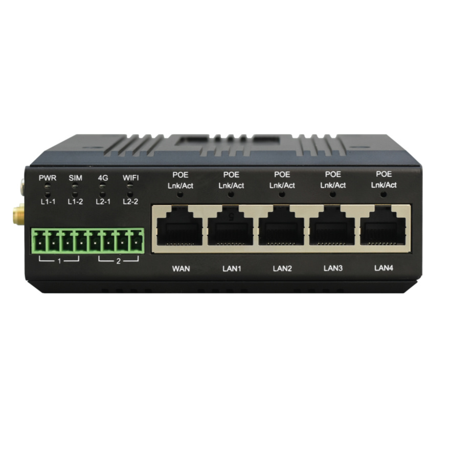 Din Rail Industrial 4G Router  - огляд і ціна 4G Router With Poe Wan