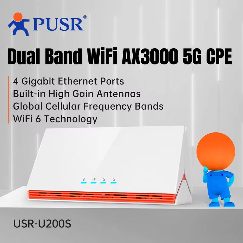 Global 4G/5G WiFi6 AX3000 CPE  - огляд і ціна 4G Router Sim Card Slot Gigabit