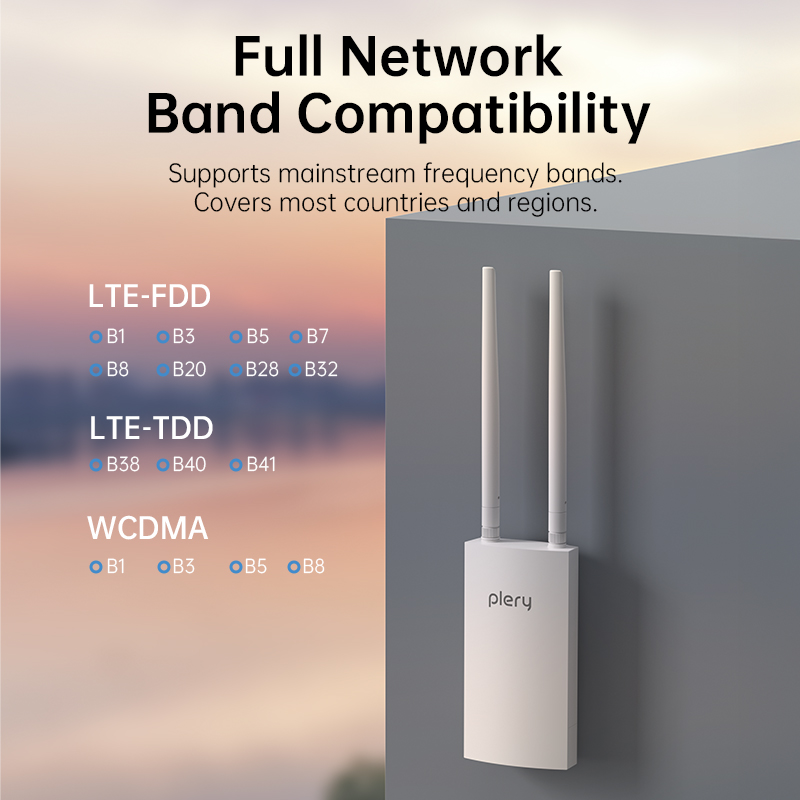 PLERY 1200Mbps Outdoor WIFI 4G - огляд і ціна 4G Router With Poe Wan