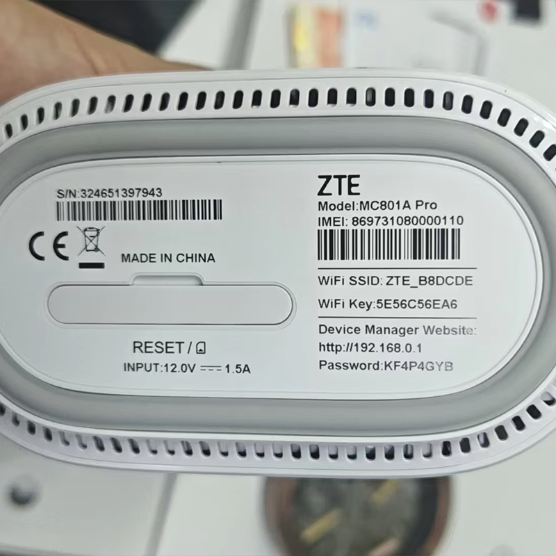 ZTE 5G Indoor WiFi Router MC80 - огляд і ціна 4G Router Sim Card Slot Gigabit