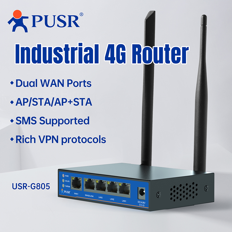 PUSR 4G LTE Industrial Router  - огляд і ціна 4G Router Dual Sim Failover
