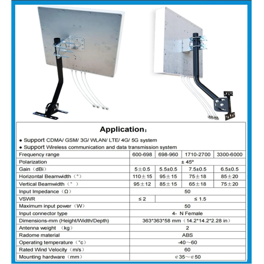 Outdoor Directional MIMO 4x4 P - огляд і ціна Lte Antenna Mimo 4X4 Outdoor