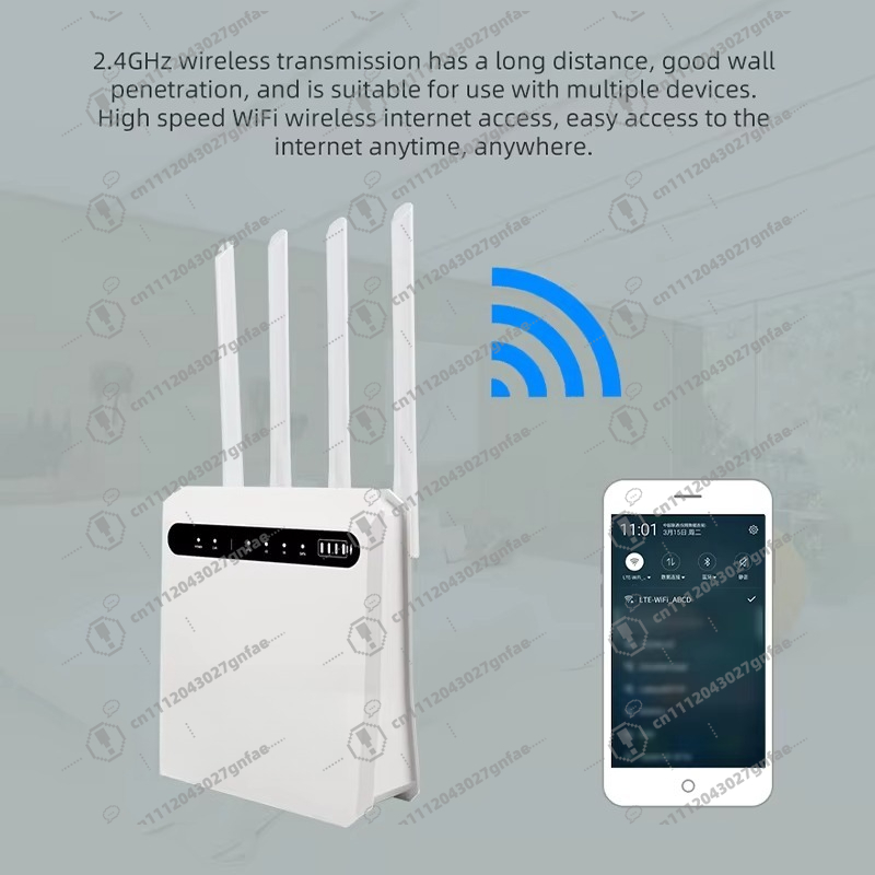 4G LTE Router SIM Slot Modem w - огляд і ціна 4G Lte Modem Cat6 External Antenna